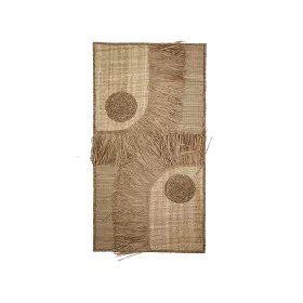 Decoración de Pared Romimex Natural Fibra vegetal 60 x 120 x 5 cm de Romimex, Esculturas - Ref: D1618741, Precio: 88,57 €, De...