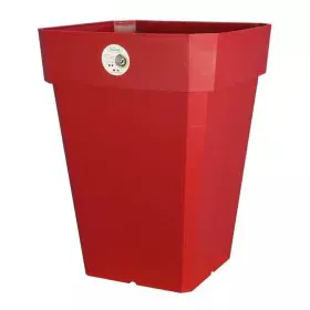 Maceta Riviera Soleilla Cuadrada Rojo 39 x 39 x 53 cm de Riviera, Macetas para flores - Ref: S7193654, Precio: 39,81 €, Descu...