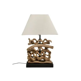 Lampe de bureau Romimex Naturel Bois 30 x 45 x 25 cm de Romimex, Lampes de chevet - Réf : D1618822, Prix : 142,40 €, Remise : %