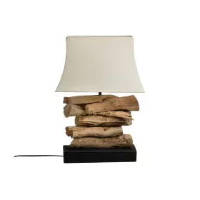 Desk lamp Romimex Natural Teak 220-240 V 30 x 50 x 15 cm E27 by Romimex, Bedside and Table Lamps - Ref: D1618825, Price: 128,...