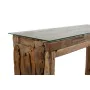 Console Romimex Natural Glass Teak 120 x 75 x 35 cm by Romimex, Tables - Ref: D1618829, Price: 429,95 €, Discount: %