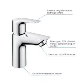 Grifo Monomando Grohe Start Edge Latón de Grohe, Grifos de lavabo - Ref: S7193739, Precio: 91,84 €, Descuento: %