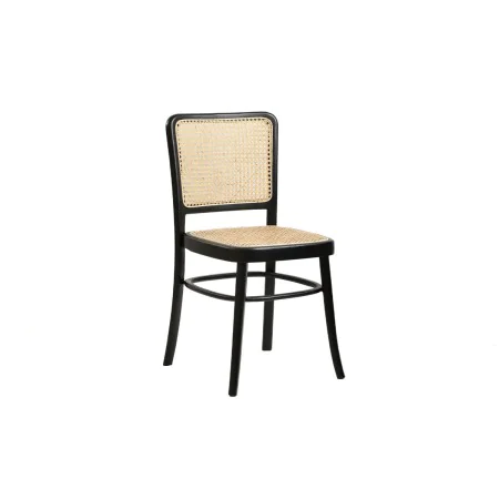 Chair Romimex Black Natural Rattan Teak 44 x 89 x 53 cm by Romimex, Dining Chairs - Ref: D1618833, Price: 247,98 €, Discount: %