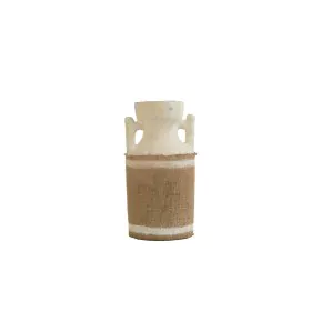 Vaso Romimex Branco Serapilheira Cerâmica 15 x 30 x 15 cm de Romimex, Jarrões - Ref: D1618851, Preço: 45,18 €, Desconto: %