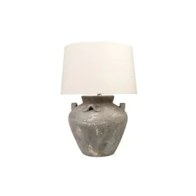 Lampada da tavolo Romimex Grigio Ceramica 40 x 75 x 40 cm di Romimex, Lampade da tavolo e abat-jour - Rif: D1618857, Prezzo: ...