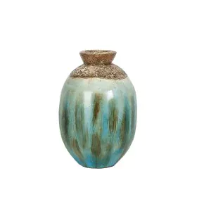 Vaso Alexandra House Living Azzurro Marrone Terracotta 22 x 35 x 22 cm di Alexandra House Living, Vasi - Rif: D1618865, Prezz...