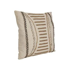 Coussin Romimex Beige Crème 45 x 8 x 45 cm Broderie de Romimex, Coussins - Réf : D1618872, Prix : 31,10 €, Remise : %