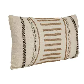 Coussin Romimex Beige Crème 30 x 8 x 50 cm Broderie de Romimex, Coussins - Réf : D1618873, Prix : 27,16 €, Remise : %