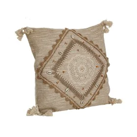 Cuscino Romimex Beige 45 x 8 x 45 cm Ricamo di Romimex, Cuscini decorativi - Rif: D1618874, Prezzo: 28,74 €, Sconto: %