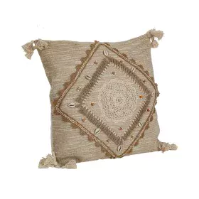 Coussin Romimex Beige 45 x 8 x 45 cm Broderie de Romimex, Coussins - Réf : D1618874, Prix : 30,70 €, Remise : %