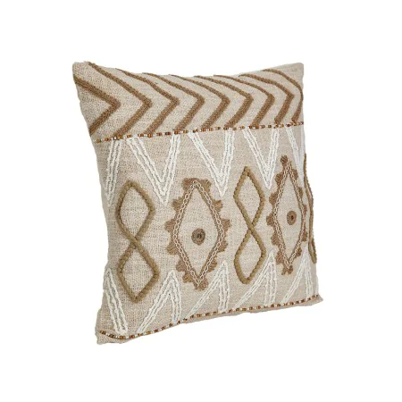 Cushion Romimex Cream 45 x 8 x 45 cm Embroidery by Romimex, Cushions - Ref: D1618879, Price: 35,19 €, Discount: %