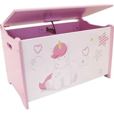 Baúl Fun House Unicorn Rosa Blanco Madera de Fun House, Almacenamiento - Ref: S7193982, Precio: 82,29 €, Descuento: %