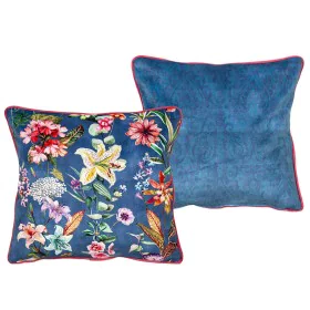 Cushion Romimex Blue Reversible 45 x 45 x 12 cm by Romimex, Cushions - Ref: D1618908, Price: 23,76 €, Discount: %