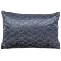 Cushion Romimex Dark blue Velvet 45 x 10 x 30 cm Embroidery by Romimex, Cushions - Ref: D1618919, Price: 26,73 €, Discount: %