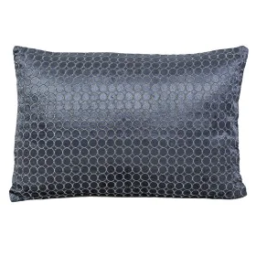 Cojín Romimex Azul oscuro Terciopelo 45 x 10 x 30 cm Bordado de Romimex, Cojines - Ref: D1618922, Precio: 26,03 €, Descuento: %