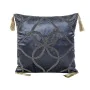 Cushion Romimex Dark blue Velvet Tassels 45 x 10 x 45 cm by Romimex, Cushions - Ref: D1618930, Price: 38,32 €, Discount: %