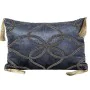 Cushion Romimex Dark blue Velvet Tassels 45 x 10 x 30 cm by Romimex, Cushions - Ref: D1618931, Price: 29,56 €, Discount: %