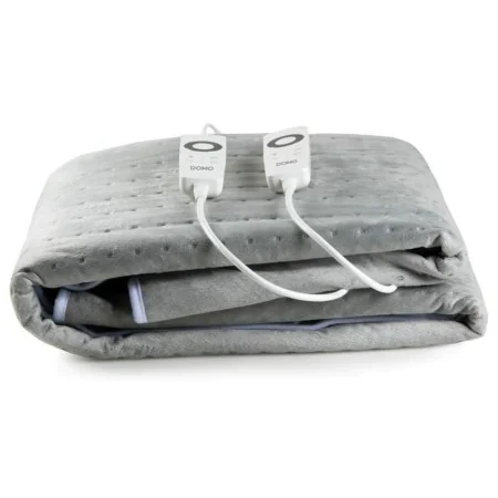 Electric mattress cover DOMO 2 persons Franela Grey 160 x 140 cm by DOMO, Electric blankets and mattress warmers - Ref: S7194...