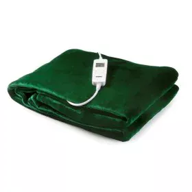 Housse de matelas électrique DOMO 2 personnes Franela Vert 180 x 160 cm de DOMO, Couvertures électriques et chauffe-matelas -...