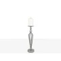 Candleholder Romimex Silver Metal Glass 16 x 50 x 16 cm by Romimex, Candelabras and candle holders - Ref: D1618956, Price: 63...