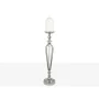 Candleholder Romimex Silver Metal Glass 16 x 57 x 16 cm by Romimex, Candelabras and candle holders - Ref: D1618957, Price: 68...