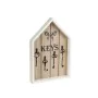 Porta-Chaves Romimex Branco Natural Madeira MDF 18 x 27 x 3 cm de Romimex, Ganchos para chaves - Ref: D1618973, Preço: 16,12 ...