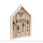 Key rack Romimex White Natural MDF Wood 18 x 27 x 3 cm by Romimex, Key Hooks - Ref: D1618973, Price: 16,12 €, Discount: %