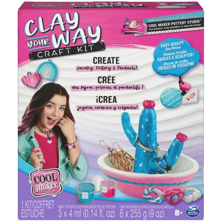 Kit Creación de Pulseras y Collares Spin Master Clay your way Plástico de Spin Master, Joyería - Ref: S7194329, Precio: 33,34...