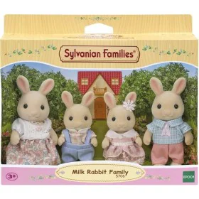 Figurine Sylvanian Families 5706 Lapin Famille 4 Pièces de Sylvanian Families, Playsets de figurines de jouets - Réf : S71943...