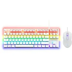 Clavier et Souris Gaming The G-Lab MERCURY W Blanc de The G-Lab, Ensembles Clavier et Souris - Réf : S7194350, Prix : 71,15 €...