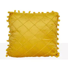 Cushion Romimex Yellow 40 x 5 x 40 cm by Romimex, Cushions - Ref: D1618988, Price: 19,59 €, Discount: %