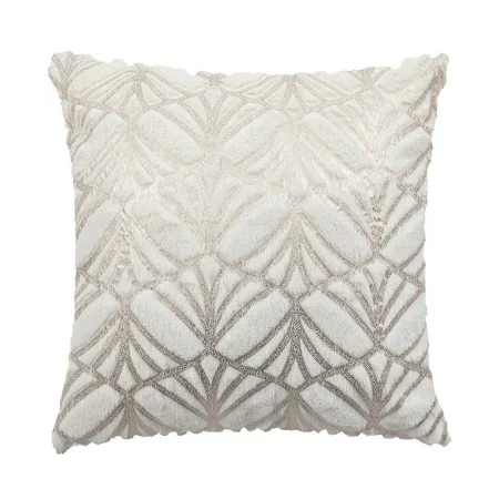 Coussin Romimex Blanc Argenté 5 x 45 x 45 cm de Romimex, Coussins - Réf : D1618995, Prix : 17,01 €, Remise : %