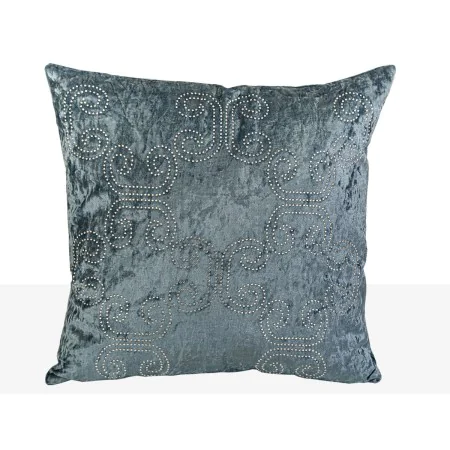 Cushion Romimex Dark blue 45 x 45 x 10 cm by Romimex, Cushions - Ref: D1619005, Price: 24,41 €, Discount: %