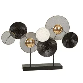 Figura Decorativa Romimex Negro Dorado Metal 67 x 49 x 9 cm de Romimex, Coleccionables - Ref: D1619010, Precio: 88,49 €, Desc...