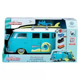 Spielset Fahrzeuge Majorette Volkswagen T1 Carry Case Blau von Majorette, Autos und Rennwagen - Ref: S7194425, Preis: 68,34 €...