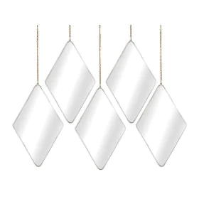 Mirror Set Romimex Silver polystyrene 17 x 27 x 1 cm 5 Pieces by Romimex, Wall-Mounted Mirrors - Ref: D1619023, Price: 29,05 ...