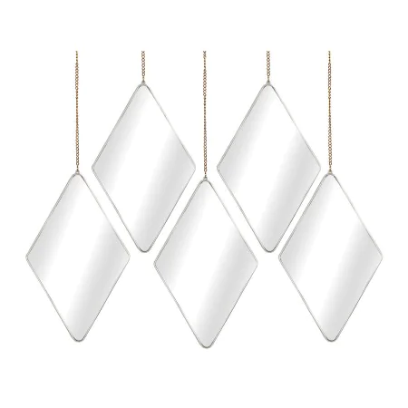 Mirror Set Romimex Silver polystyrene 17 x 27 x 1 cm 5 Pieces by Romimex, Wall-Mounted Mirrors - Ref: D1619023, Price: 27,89 ...