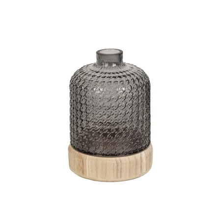 Florero Romimex Gris Madera Vidrio 15 x 21 x 15 cm de Romimex, Jarrones - Ref: D1619063, Precio: 34,75 €, Descuento: %