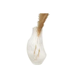 Florero Romimex Claro Vidrio Rayas 14 x 25 x 14 cm de Romimex, Jarrones - Ref: D1619067, Precio: 16,17 €, Descuento: %