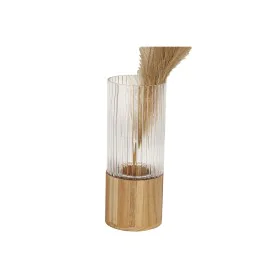 Vaso Romimex Chiaro Legno Vetro 12 x 25 x 12 cm di Romimex, Vasi - Rif: D1619068, Prezzo: 30,72 €, Sconto: %