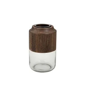 Vase Alexandra House Living Natural Wood Glass 14 x 23 x 14 cm by Alexandra House Living, Vases - Ref: D1619086, Price: 26,57...