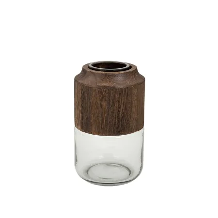 Vase Alexandra House Living Natural Wood Glass 14 x 23 x 14 cm by Alexandra House Living, Vases - Ref: D1619086, Price: 28,33...