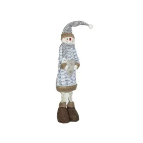 Figure Romimex Grey Polyester 23 x 72 x 12 cm Snow Doll by Romimex, Christmas - Ref: D1619127, Price: 21,59 €, Discount: %