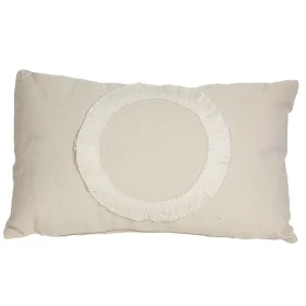 Almofada Romimex Branco Com franja 30 x 10 x 50 cm de Romimex, Almofadas - Ref: D1619191, Preço: 15,40 €, Desconto: %