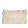 Cushion Romimex White With tassles 30 x 10 x 50 cm by Romimex, Cushions - Ref: D1619193, Price: 15,40 €, Discount: %