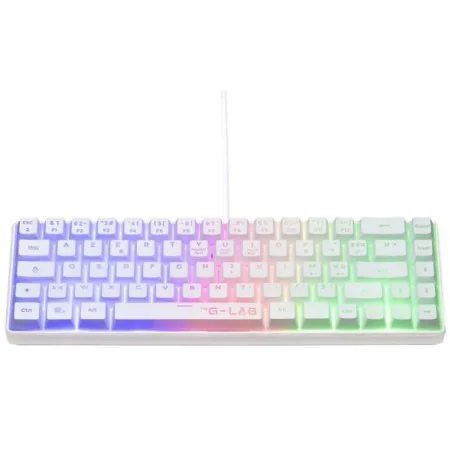 Clavier Bluetooth The G-Lab Azerty Français Blanc de The G-Lab, Claviers - Réf : S7194876, Prix : 47,48 €, Remise : %