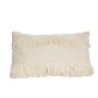 Coussin Romimex Blanc Avec franges 30 x 10 x 50 cm de Romimex, Coussins - Réf : D1619209, Prix : 18,76 €, Remise : %