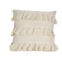 Coussin Romimex Blanc Pompons 45 x 10 x 45 cm de Romimex, Coussins - Réf : D1619210, Prix : 20,24 €, Remise : %