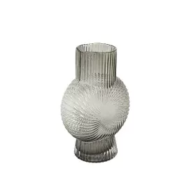 Vase Romimex Gris verre 18 x 25 x 18 cm de Romimex, Vases - Réf : D1619277, Prix : 23,01 €, Remise : %