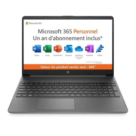 Laptop HP 15s-fq0024nf 15,6" Intel Celeron N4120 4 GB RAM 128 GB SSD Azerty Francés de HP, Portátiles - Ref: S7195150, Precio...